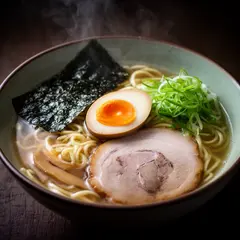 FLUX.2 [dev] — A steaming bowl of ramen with chashu pork, soft-bo