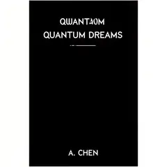 FLUX.2 [dev] — A book cover with the title QUANTUM DREAMS by A. C