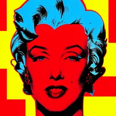 FLUX.2 [flex] — A portrait in the style of pop art, bold primary c