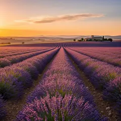 FLUX.2 [flex] — A field of lavender stretching to the horizon in P