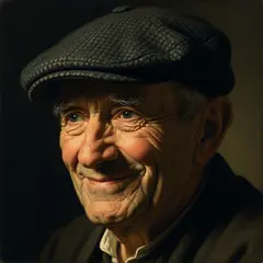 FLUX.2 [flex] — An elderly man with a weathered face and kind smil