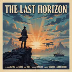 FLUX.2 [flex] — A vintage movie poster with the title THE LAST HOR