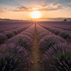 FLUX.2 [max] — A field of lavender stretching to the horizon in P