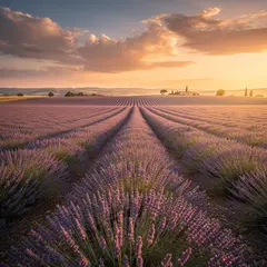 FLUX.2 [pro] — A field of lavender stretching to the horizon in P
