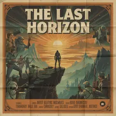 FLUX.2 [pro] — A vintage movie poster with the title THE LAST HOR