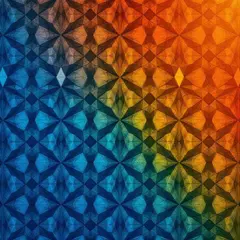 FLUX Pro 1.1 — Geometric tessellation pattern transitioning from 