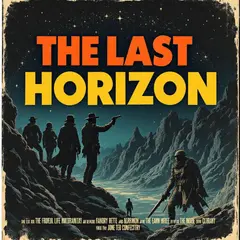 FLUX Pro 1.1 — A vintage movie poster with the title THE LAST HOR