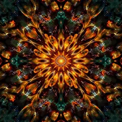 FLUX.1 [schnell] — A fractal pattern made of galaxies and nebulae, co