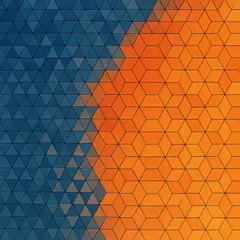 GPT Image 1 Mini — Geometric tessellation pattern transitioning from 