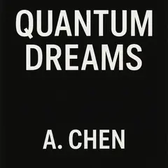 GPT Image 1 Mini — A book cover with the title QUANTUM DREAMS by A. C