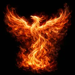 GPT Image 1.5 — Smoke tendrils forming the shape of a phoenix, bac