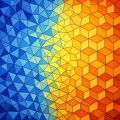 GPT Image 1.5 — Geometric tessellation pattern transitioning from 