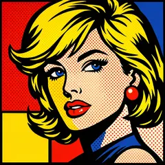 GPT Image 1.5 — A portrait in the style of pop art, bold primary c