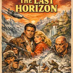 GPT Image 1.5 — A vintage movie poster with the title THE LAST HOR