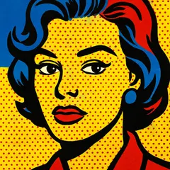 GPT Image 1 — A portrait in the style of pop art, bold primary c