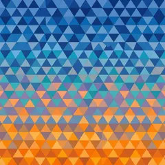 Grok Imagine — Geometric tessellation pattern transitioning from 