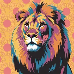 Ideogram V3 Turbo — A portrait in the style of pop art, bold primary c