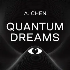 Ideogram V3 Turbo — A book cover with the title QUANTUM DREAMS by A. C