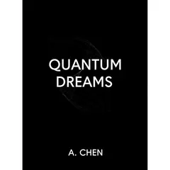 Imagen 4 Ultra — A book cover with the title QUANTUM DREAMS by A. C