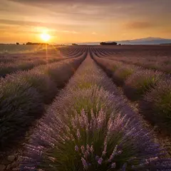 ImagineArt 1.5 — A field of lavender stretching to the horizon in P