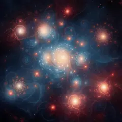 Luma Photon — A fractal pattern made of galaxies and nebulae, co