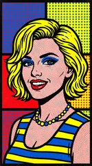 Gemini 3.1 Flash Image — A portrait in the style of pop art, bold primary c
