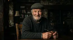 Gemini 3.1 Flash Image — An elderly man with a weathered face and kind smil