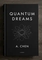 Gemini 3.1 Flash Image — A book cover with the title QUANTUM DREAMS by A. C