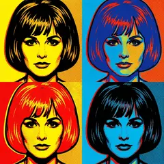 Gemini 3 Pro Image — A portrait in the style of pop art, bold primary c