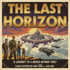 Gemini 2.5 Flash Image — A vintage movie poster with the title THE LAST HOR