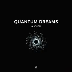 Gemini 2.5 Flash Image — A book cover with the title QUANTUM DREAMS by A. C