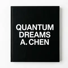 Qwen Image 2.0 — A book cover with the title QUANTUM DREAMS by A. C