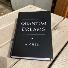 Recraft V3 — A book cover with the title QUANTUM DREAMS by A. C