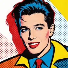 Seedream v4.5 — A portrait in the style of pop art, bold primary c