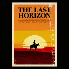 Seedream v4 — A vintage movie poster with the title THE LAST HOR