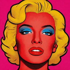 Seedream v5 Lite — A portrait in the style of pop art, bold primary c