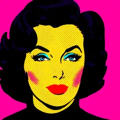 Wan 2.6 T2I — A portrait in the style of pop art, bold primary c