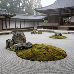 Z-Image Turbo — A Japanese zen garden with raked gravel, moss-cove