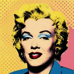 Z-Image Turbo — A portrait in the style of pop art, bold primary c