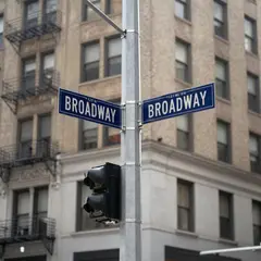 Z-Image Turbo — A street sign at the intersection of BROADWAY and 
